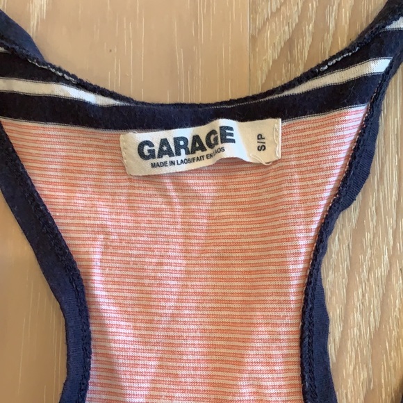 Garage striped tank top - Size small - Picture 3 of 5